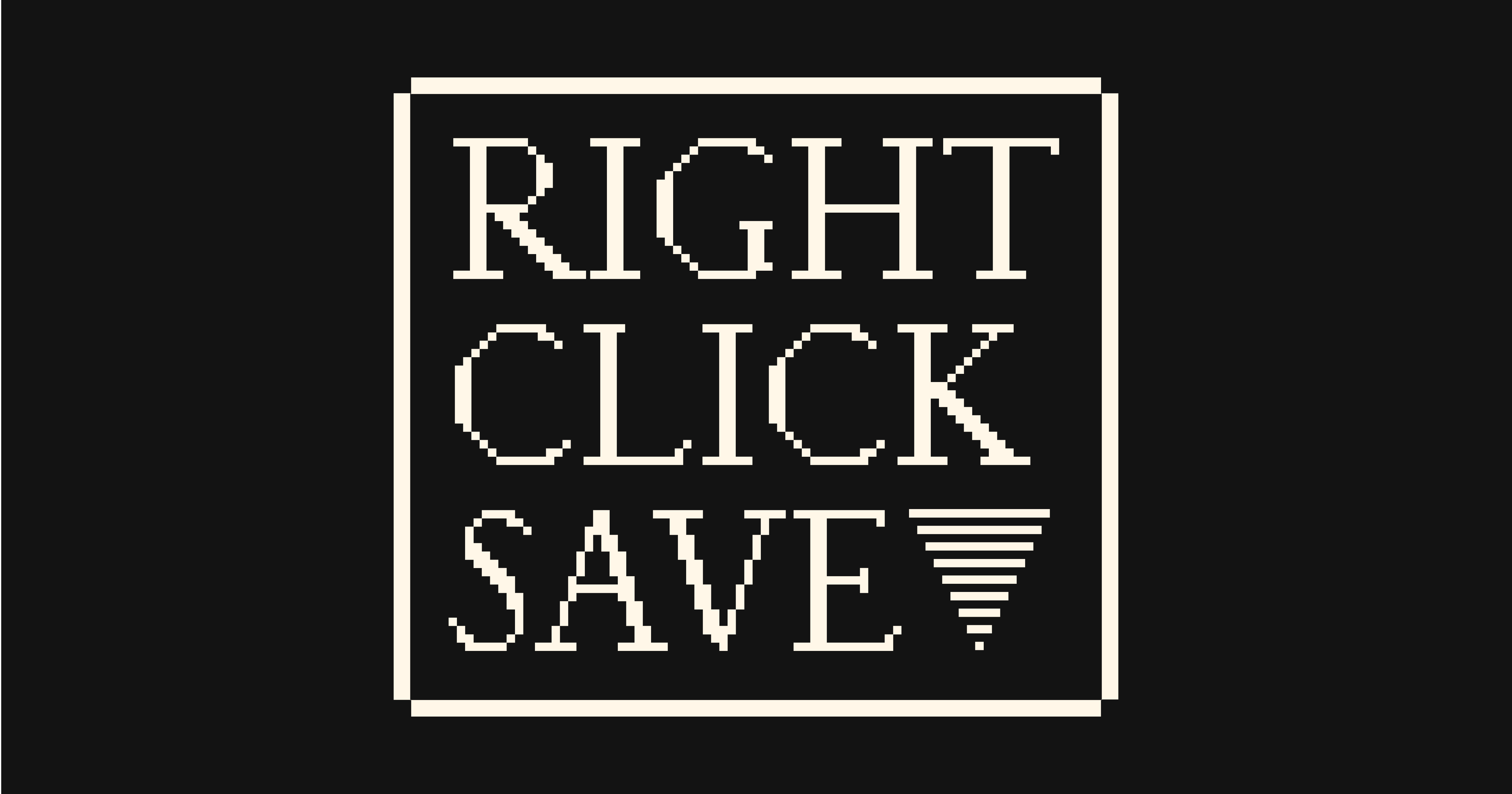 Right Click Save Logo
